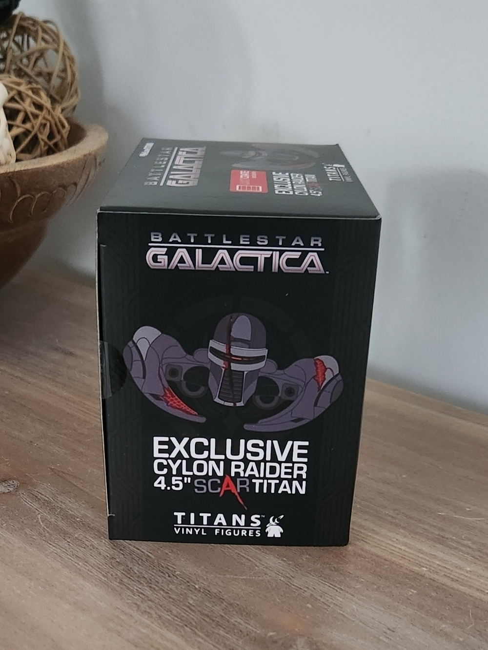 🚀 Battlestar Galactica Cylon Raider Scar TITAN 4.5" Exclusive NWT Toy Spaceship - Picture 5 of 9